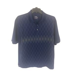 PGA Tour Large Golf Polo Short Sleeve Shirt 100% Polyester